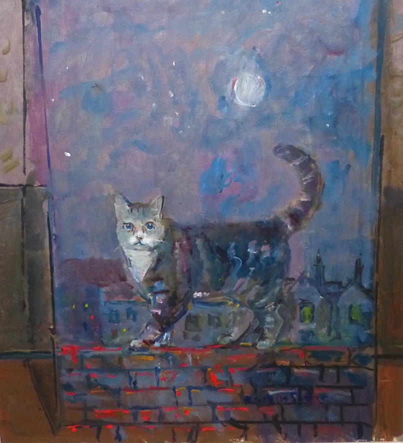 This Ruskin Spear Cat on a Roof has just sold at Auction for £7350 (Inc Fees and ARR) 

More spear Cats can be found here trent-art.co.uk/artist/spear-r…