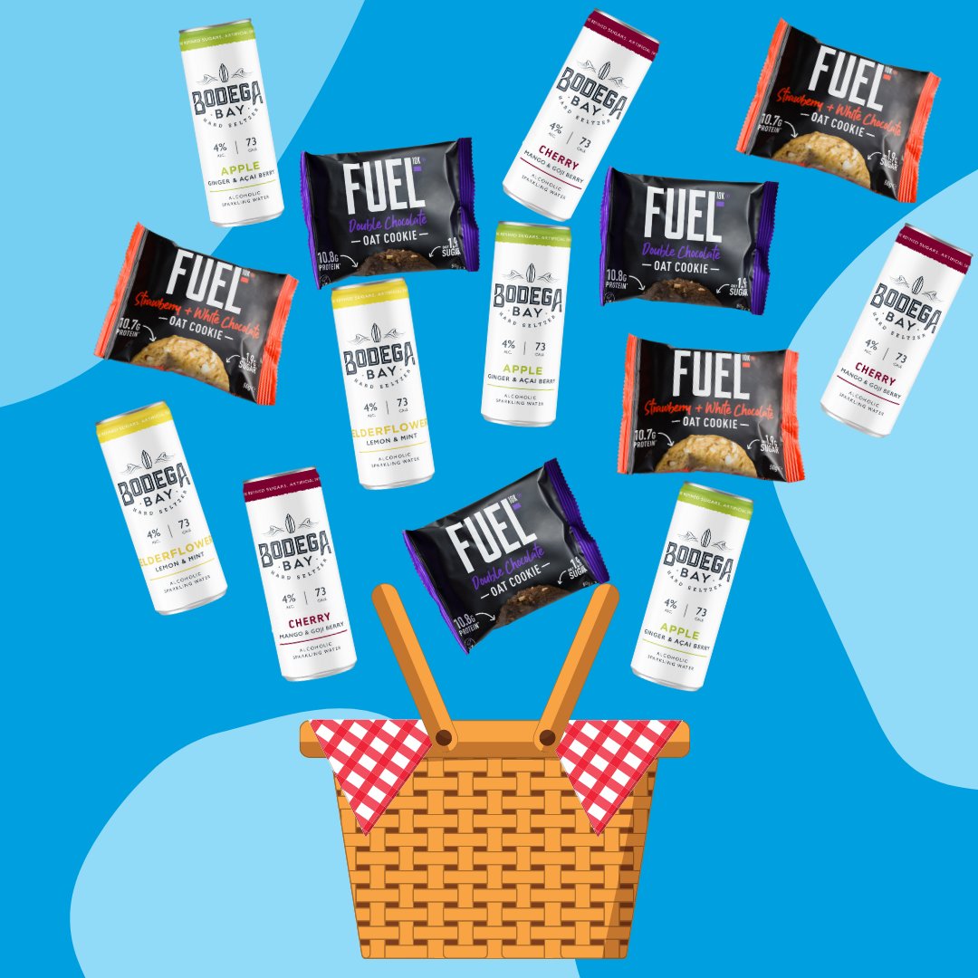 Cookies and alcohol are bad for you, right? Wrong! We’ve partnered with Bodega Bay to give you a chance of winning a month's supply of FUEL10K Oat Cookies and Bodega Bay Hard Seltzer. Simply: 

✅ LIKE this post
✅ FOLLOW <a href="/FUEL10K/">FUEL10K</a> and @bodegabaydrink
✅ TAG a friend

Good luck 🤪