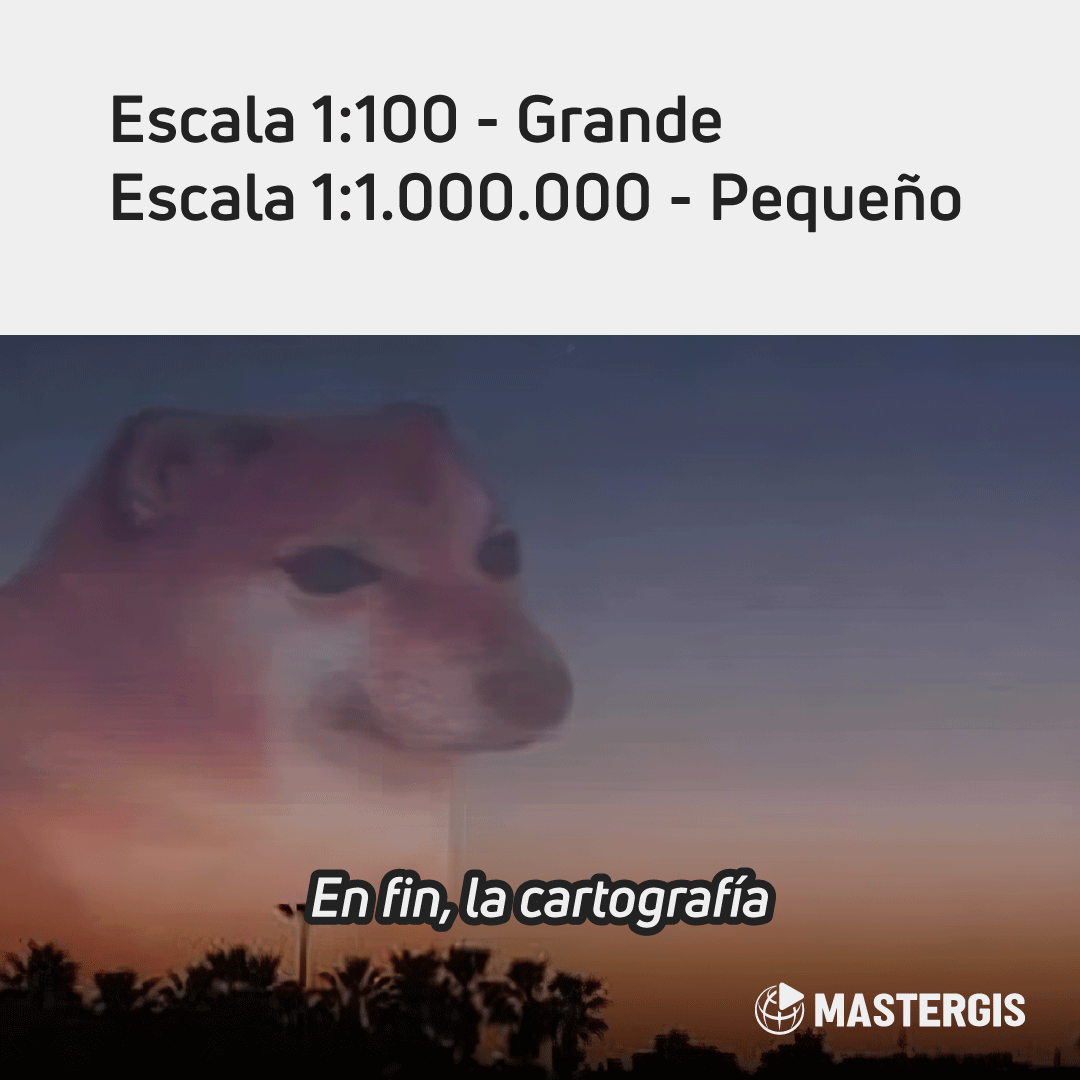 #Humor 🤣🤣 Niégame si no llegaste a confundirte alguna vez con las escalas.

🎯Visítanos: mastergis.com/cursos/