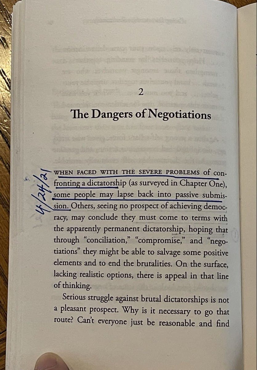 24 April 2021  #MAGAanalysis FDTD – Chapter 2: The Dangers of NegotiationsI'd have named this chapter differently. I'd have called it:The Strengths, Weaknesses, & Power of NegotiationNames aside, this chapter is one of the finest presentations on negotiation I've read.