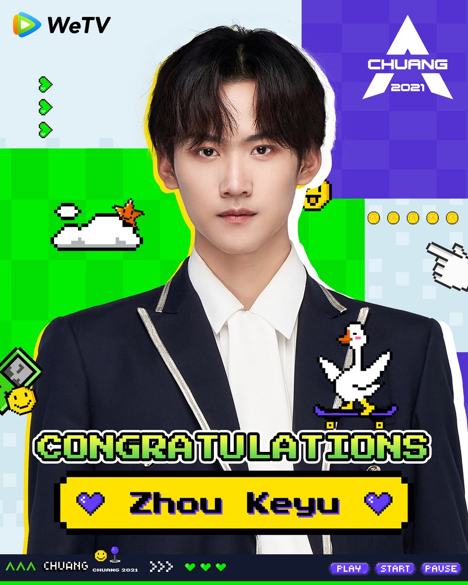 WeTVThailand's tweet photo. ขอแสดงความยินดีกับ #ZhouKeyu กับอันดับที่ 10 ด้วยน้า🎉

#WeTVth
#CHUANG2021 
#CHUANG2021Final https://t.co/Kq8pMIKm7L