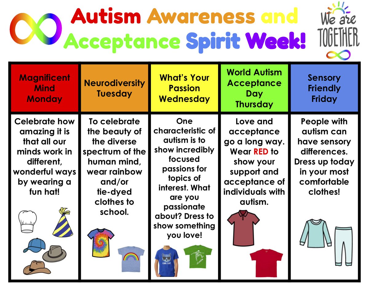 BergsEyeView's tweet photo. Looking forward to a week filled with Autism Awareness and Acceptance spirit activities at @thinkmbe! @MBEPTA  #friendship #AutismAcceptance https://t.co/aUQ98552PJ