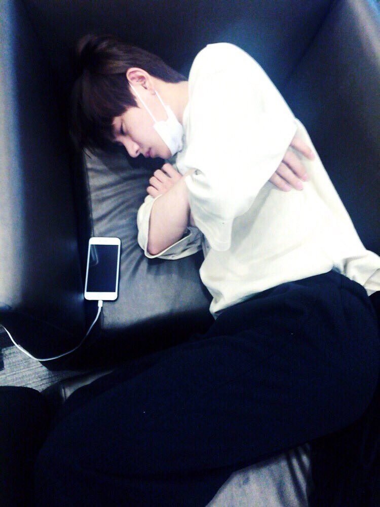 loves bothering and taking pics of a sleeping taehyung