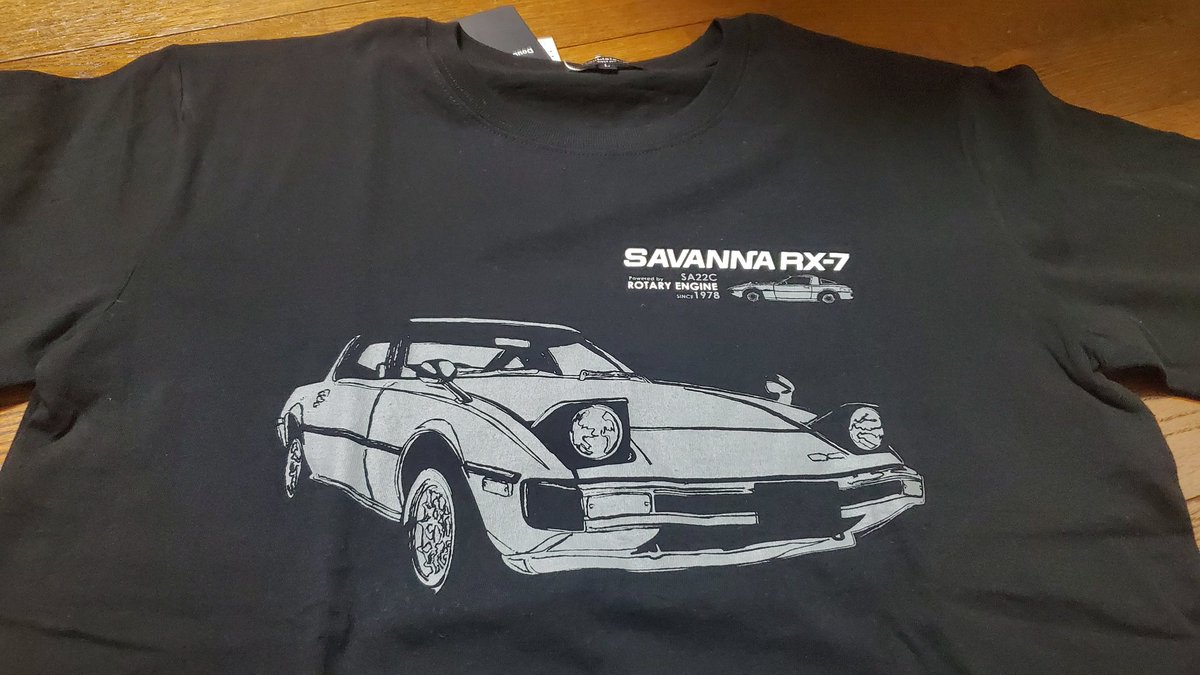 ハマグチヤスシ リアルテックのre研究家 イオンのsa22c Tシャツ買えたぜぇ Saはフェンダーミラーよねー サバンナrx7 Sa22c