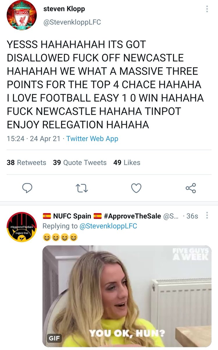 Twitter's brilliant at times for the old karma 😆😆😆
#nufc