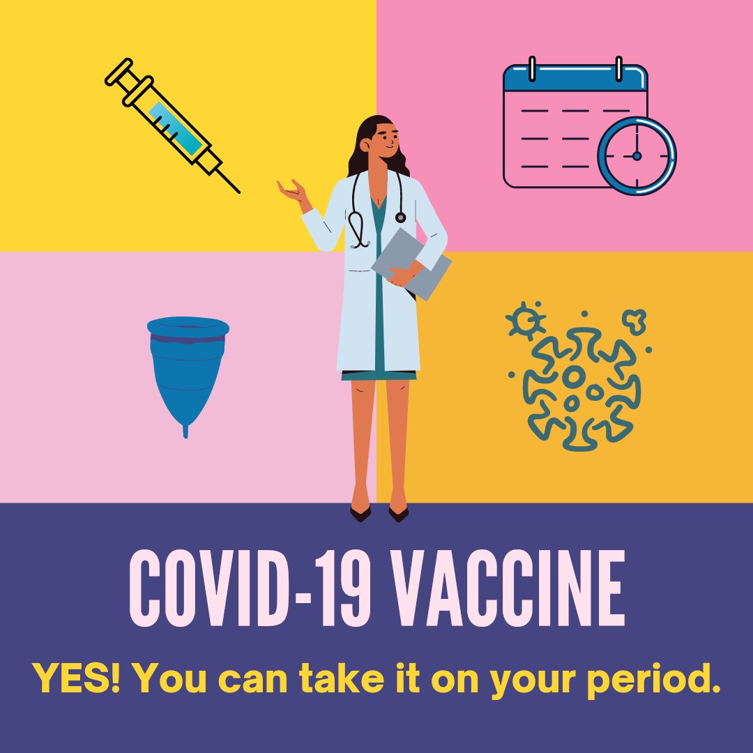 Message has been circulating on popular social media platforms that it's not completely safe for menstruators to get vaccinated around the time of their menstrual cycle and that there are negative repercussions. This post is meant to serve as a fact checking mechanism for that.