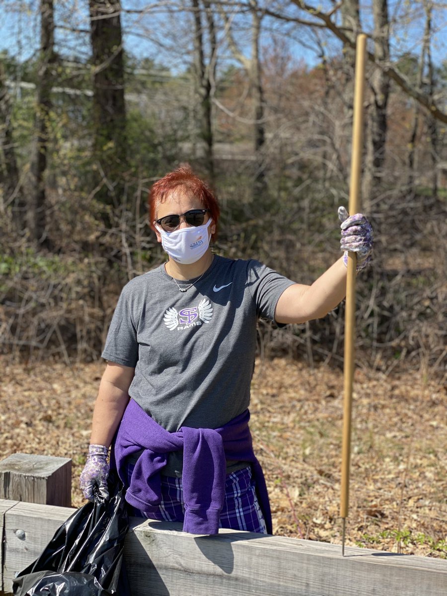 Cody is helping mom at <a href="/shawtech_hs/">Shawsheen Tech</a>. And if there’s a volunteer opportunity, Taryn is always there. #Bullerica Clean Up Green Up.