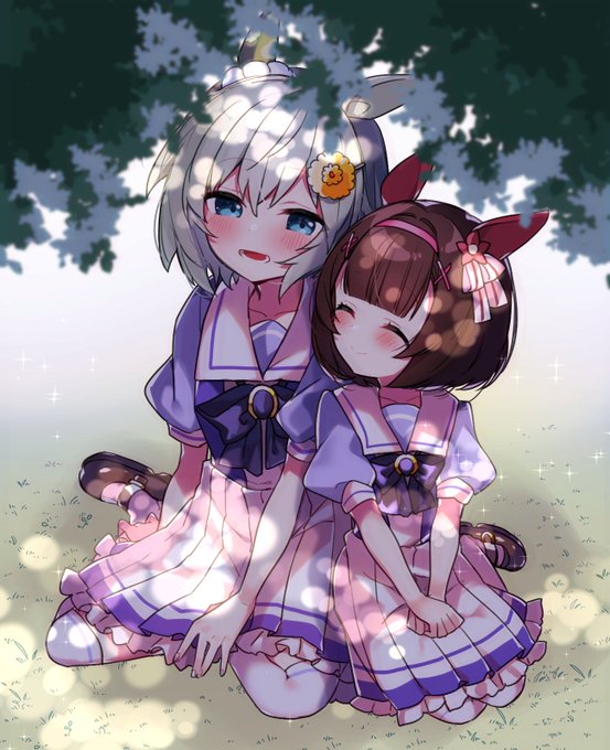 セイウンスカイとニシノフラワー
#ウマ娘 