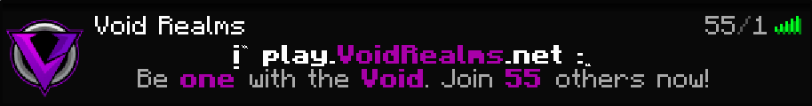 VoidRealms's tweet photo. For reaching a goal of 55 Players today! We are having a sale for 1 Week for 45% OFF everything in our store!
https://t.co/DhQ7MKzhQM
Thank you all for the continued support and growth 🙂 https://t.co/jqVm9eBaiI