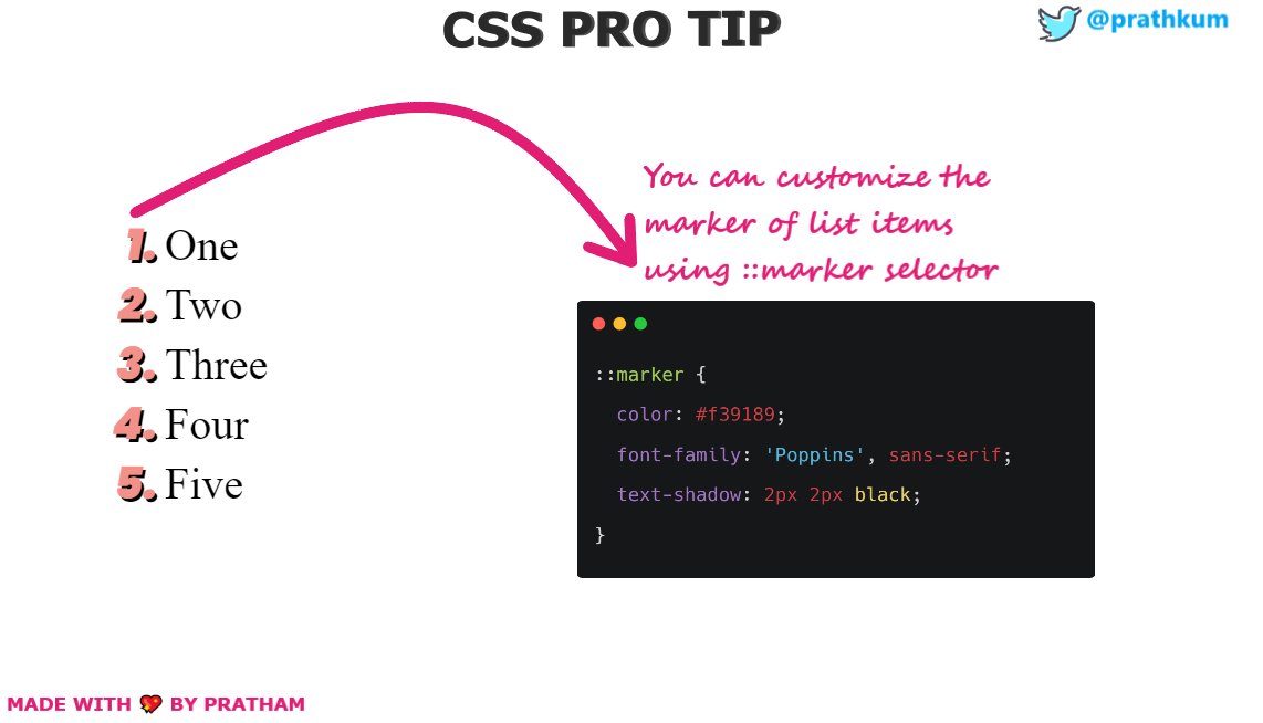 Prathkum's tweet image. HTML and CSS tips 💡

Take a look at these four amazing infographics 👀
