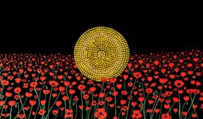 #lestweforget🌹 the lives lost fighting for country - here and abroad.  

Artwork: Lee Anthony Hampton @koori_kicks_art 

#ANZACDAY #anzacday2021 
#blackanzacs #frontierwars