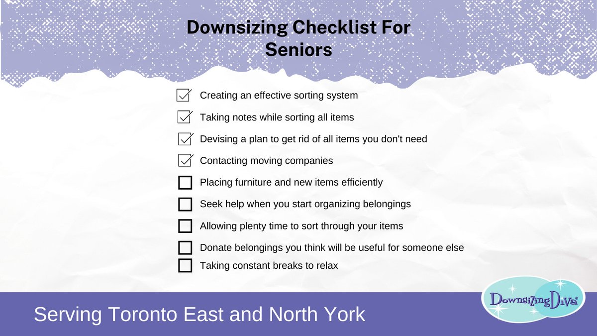 DownsizingDiva's tweet photo. Have you started making your checklist?
Visit our website for professional help with downsizing! https://t.co/SfageyYuXx
#downsizing #downsizingmanager #downsizingservices #NASMM #downsizingforseniors #downsizingexperts #seniormovemanagement #Toronto #EastYork #NorthYork https://t.co/VwJySHdBBc