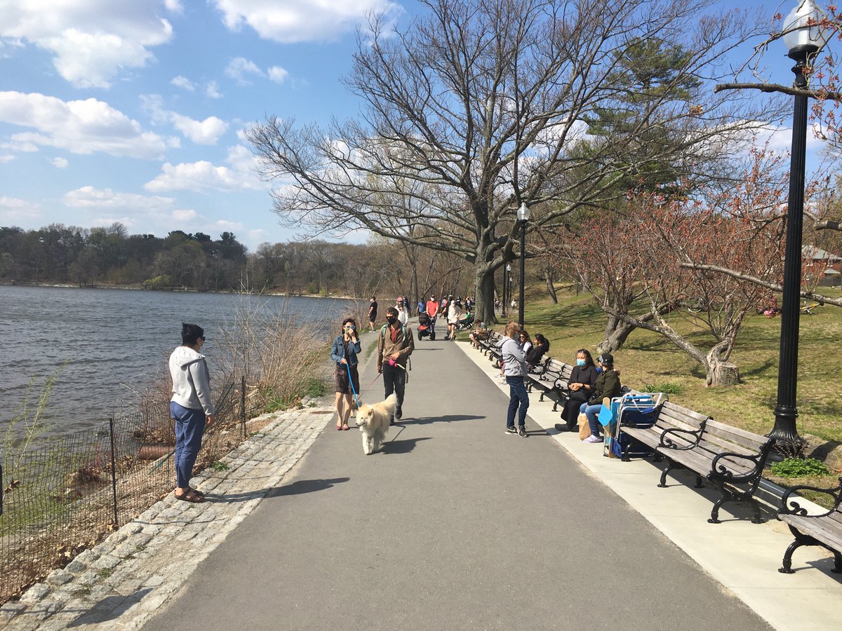 Jamaica Pond. Closest thing I have to a house of worship. (I live pretty close to here.) Walking through here on a Saturday reminds me of the park sequence in Mary Poppins, or the Altamont documentary Gimme Shelter. Sometimes both. It varies.6/