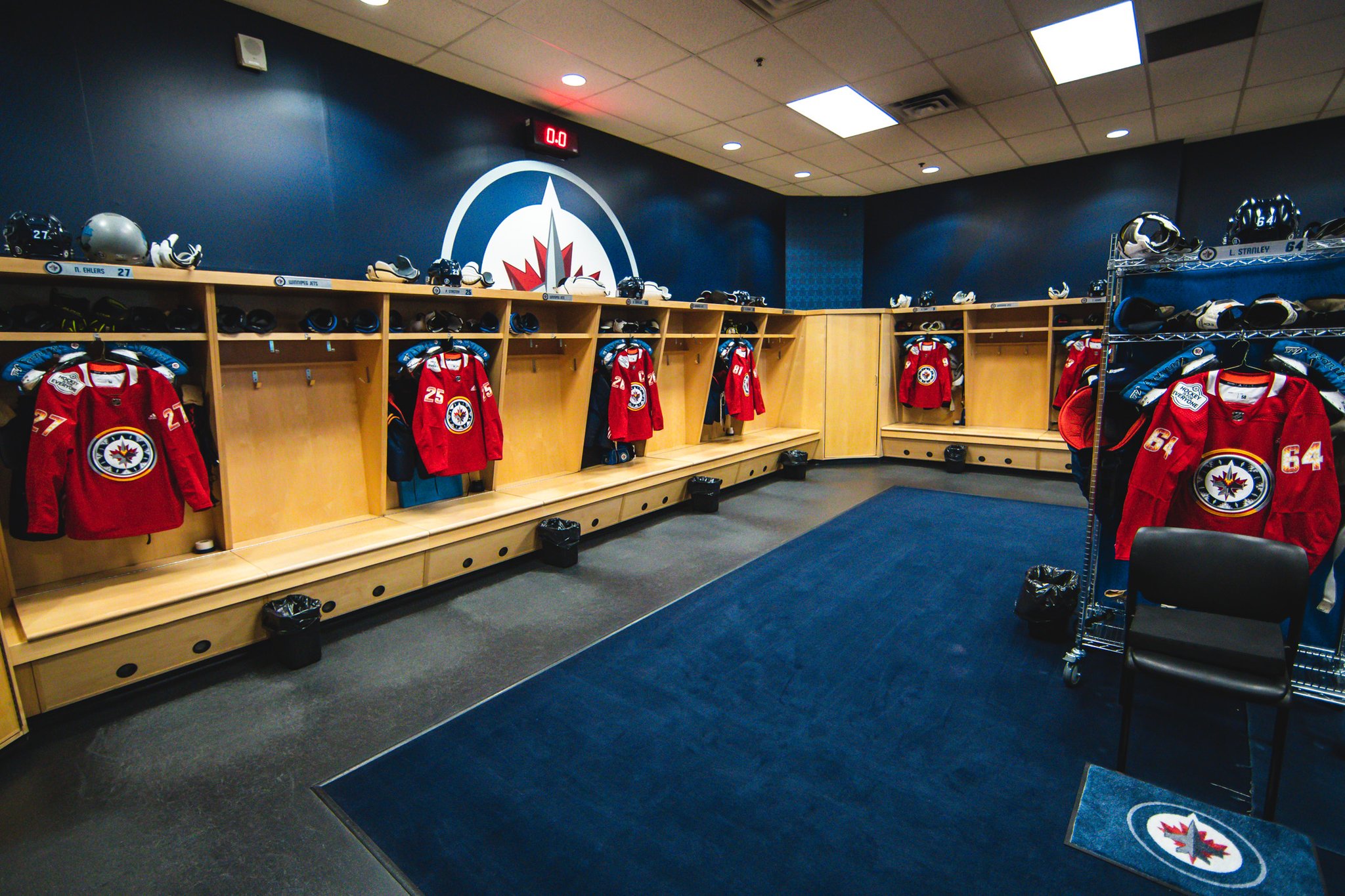 Winnipeg Jets on Twitter "A look into our dressing room ahead of