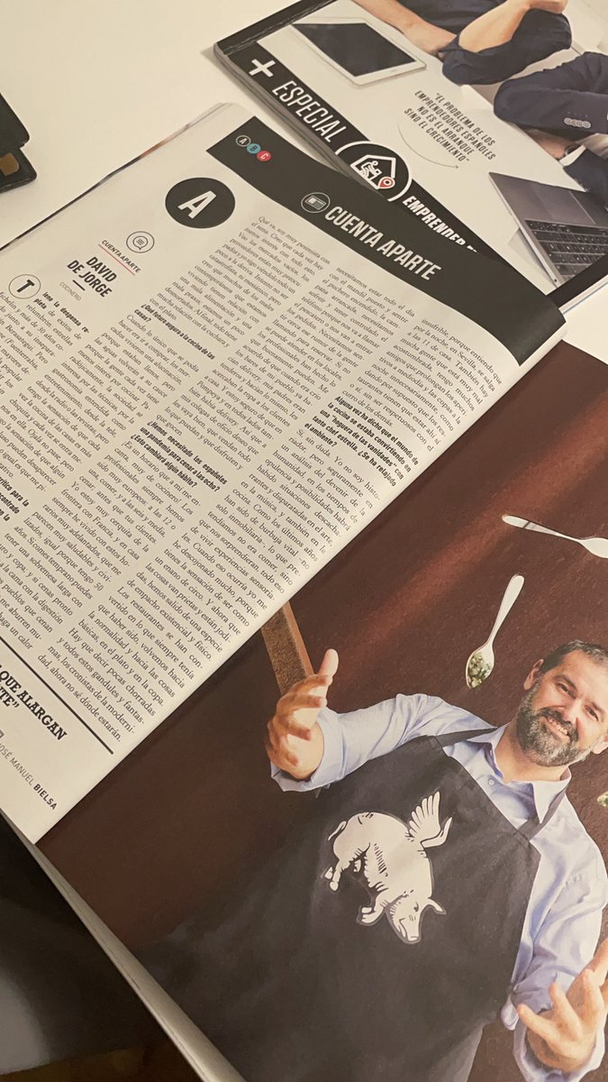 Manda cojones! Abrir la <a href="/Forbes_es/">Forbes_es</a> de Abril y ver al mismísimo <a href="/robinfood/">David de Jorge E.</a> en las primeras páginas. Lo de este pedazo tío, no tiene nombre. Aprendamos un poco, que la de Mayo está al salir!