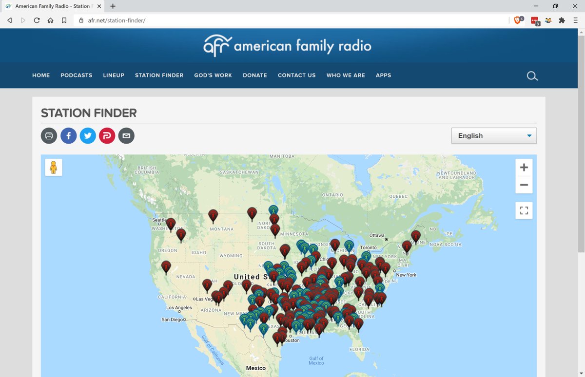 Salem is the biggest example of this by turning formerly Christian stations into political-religious talk, but there's also American Family Radio which owns 180 Christian stations which it uses to push a GOP agenda  https://afr.net/who-we-are/ 