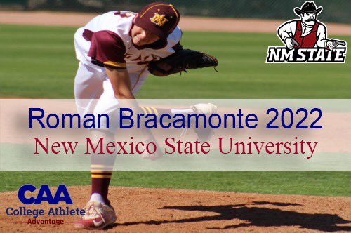 College Athlete Advantage On Twitter A Big Congratulations Goes Out To Caa Player Romanbracamont6 For Committing To Nmstatebaseball Roman Has Had A Stellar Junior Year For Powerhouse Apachebaseball1 He Is Nm Baseball State Tournament 2022