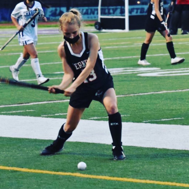 Congratulations , Britt Trucksess, Second Team, All-District, Liberty District. 💜💛🏑🌪🐴