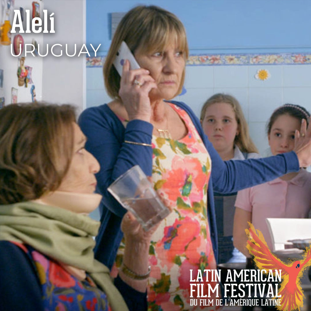 Canadian_Film's tweet photo. Uruguay's Alelí is a film that alternates between moments of absurdity and poignancy as it follows the heirs of a deceased family patriarch and the changes his death brings to the family. Screening May 8. More details and tickets here: https://t.co/cBWsNlCAgr 
@UruguayinCanada https://t.co/cskDa7Su0L