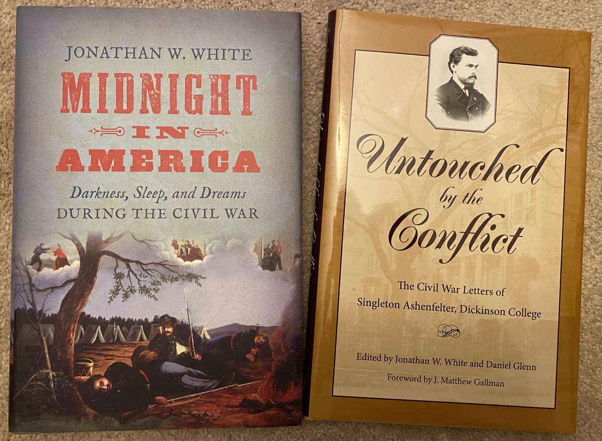 CivilWarJon's tweet photo. DOUBLE BOOK GIVEAWAY!

To win:  Follow me and RT this tweet.

On Tuesday, April 27, I'll select one random follower who retweeted this to receive hardcover copies of these 2 books. I am happy to sign/inscribe.

#CivilWar #MidnightInAmerica https://t.co/wv3yB09t8K