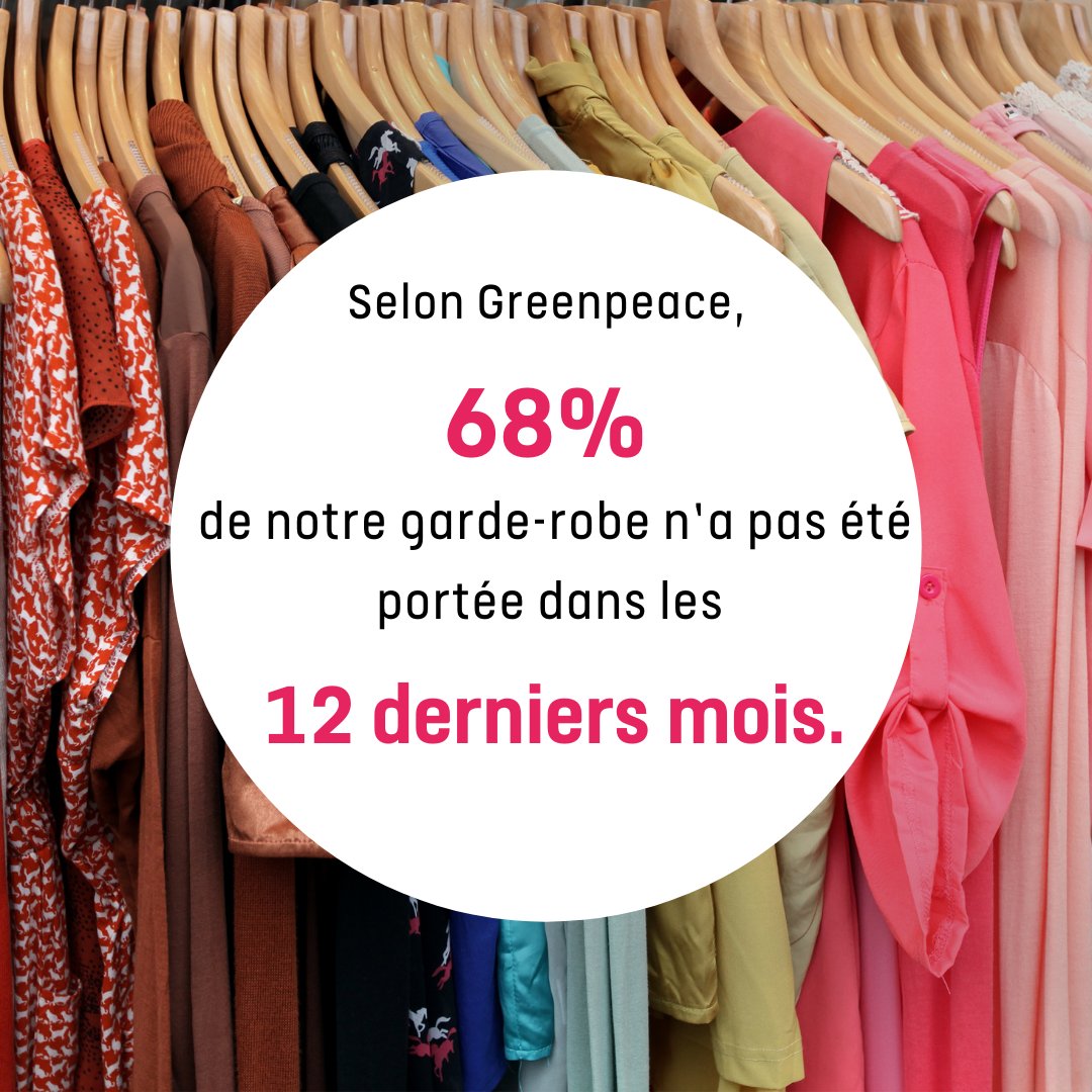 Tremmaco's tweet image. Les Français achètent près de 10 kg de textiles et chaussures chaque année. Pourtant, 68 % de notre garde-robe n’a jamais été portée dans les 12 derniers mois ! 

Et si on faisait un peu de tri dans nos placards avec Trëmma ?  😉