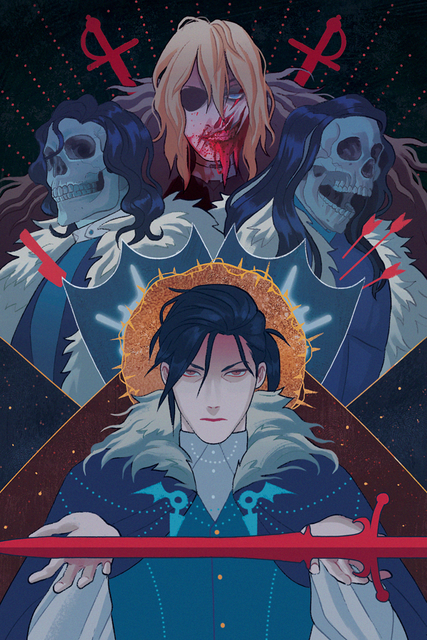 previews of my pieces and my print for @GothicFE3H! so lucky to be able to contribute lots to this zine ? pre-orders are open now: https://t.co/93pwYCKfGr 