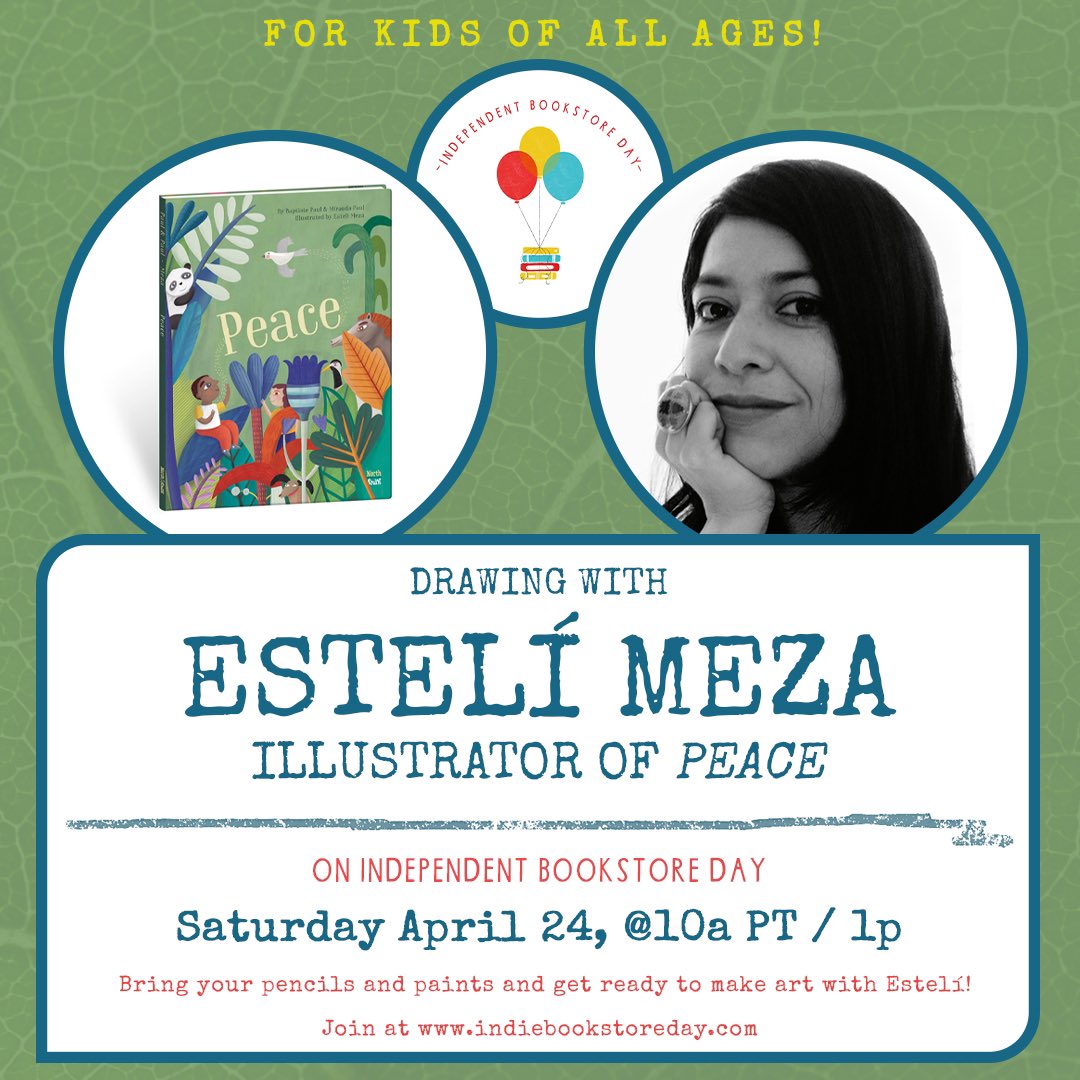 Happy #IndieBookstoreDay!! This starts in 45 mins!!  Join us!! #illustration #art #mexicana