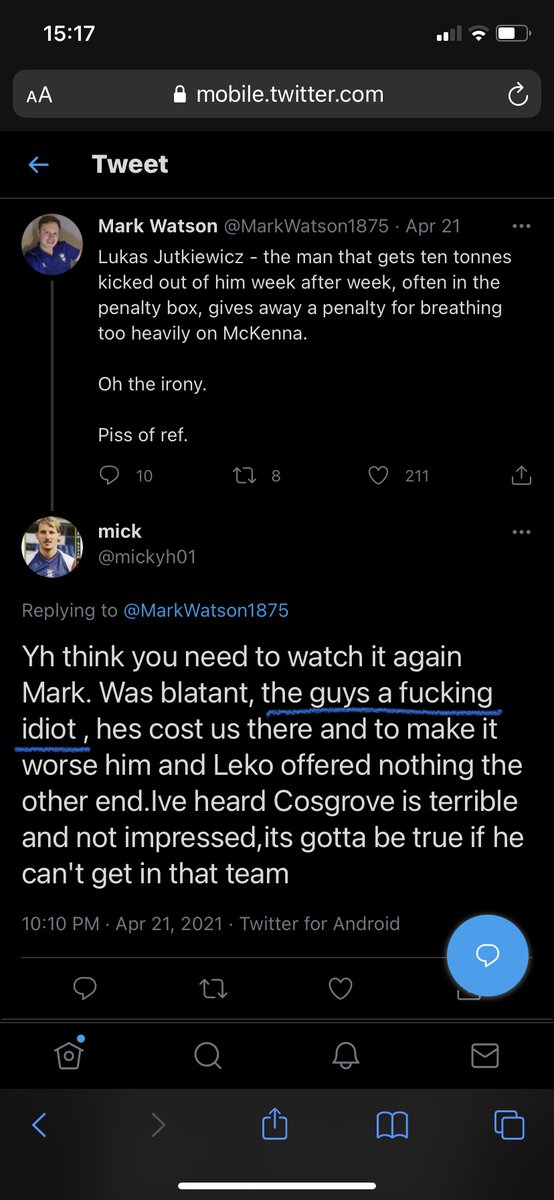 Puckane's tweet image. Always felt Juke just gets Blues. He puts his body on the line &amp;amp; never gives less than his best. Does he have limitations? Of course he does but his goals record stacks up. And he’s done it again when it matters. Like him or not he deserves respect. Have a great night Mick. #BCFC