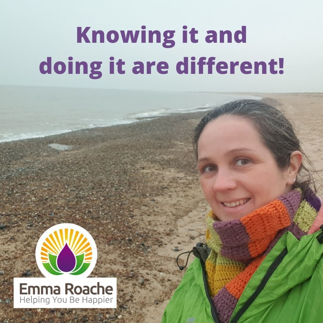 “When we're feeling good... making small changes is way more appealing &amp; easier to achieve... more motivating &amp; when we make them easy to incorporate into our daily life in a rewarding way, they're possible to sustain &amp; before long it becomes automatic. ” emmaroache.com/knowing-it-and…