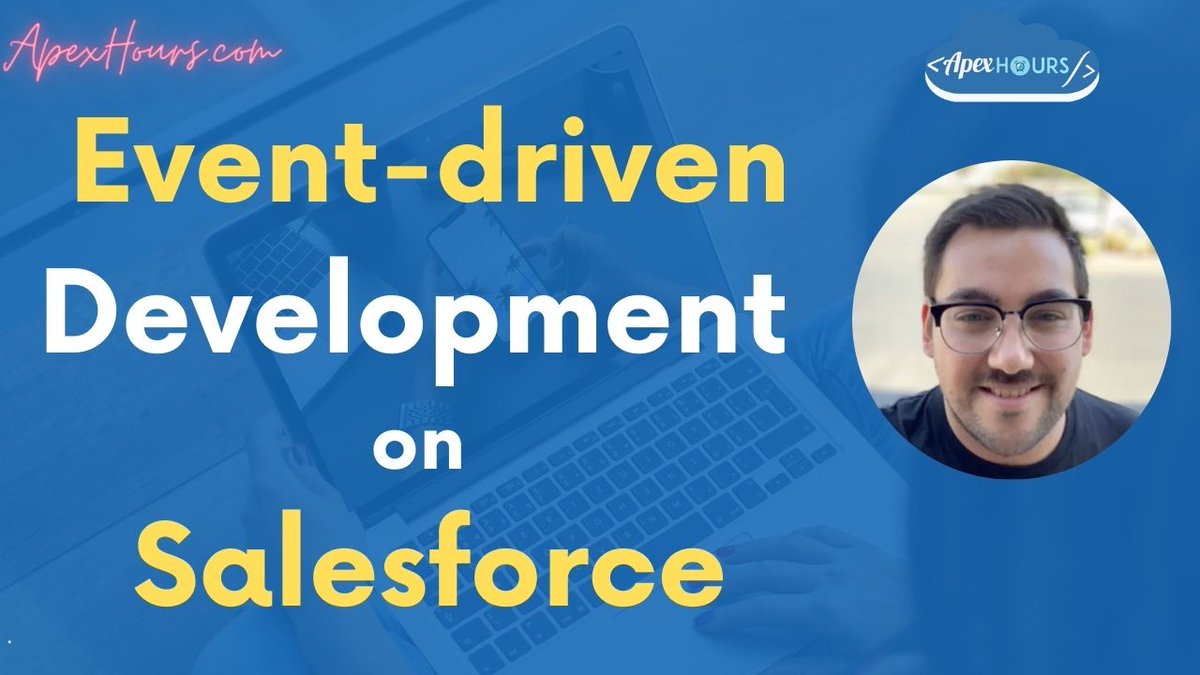 ApexHours (@apexhours) on Twitter photo Event driven development on Salesforce | All about event in Salesforce
-Event Driven Development
-Browser Events
-Pub Sub
-Web Sockets
-Honorable Mentions
Thanks <a href="/stephanwcg/">Stephan Chandler-Garcia</a> for a great session
youtube.com/watch?v=qv0AeF… Event driven development on Salesforce | All about event in Salesforce
-Event Driven Development
-Browser Events
-Pub Sub
-Web Sockets
-Honorable Mentions
Thanks <a href="/stephanwcg/">Stephan Chandler-Garcia</a> for a great session
youtube.com/watch?v=qv0AeF…