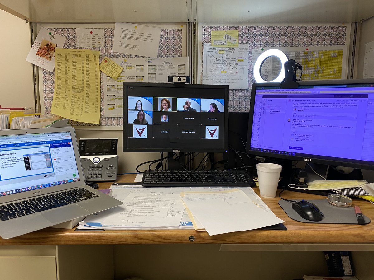 Moderating the MCS workshop with Dr Jenny Kwak at #sca2021 from my little command central. Can i add “producer” to my CV? 🤔🎥🎬 <a href="/scahq/">Society of Cardiovascular Anesthesiologists | SCA</a> <a href="/jonathaanho/">Jonathan Ho MD FASE</a>