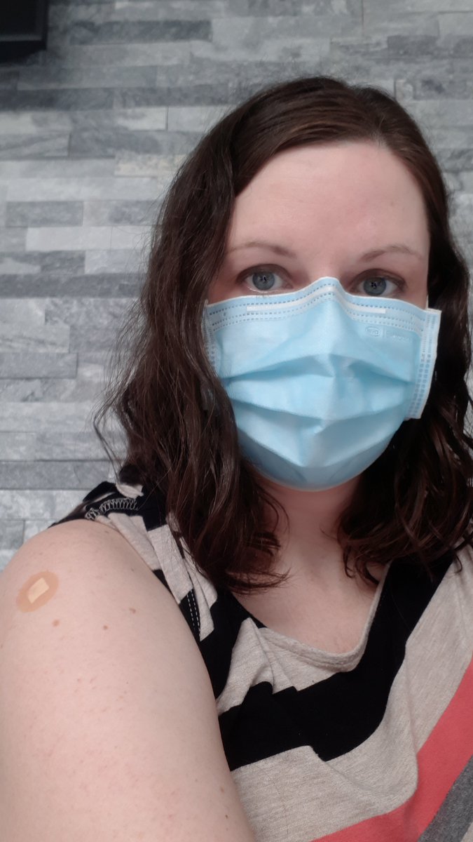Pregnant and vaccinated with the first shot available to me (AZ). Grateful for science but also frustrated there are so many people at high risk who don't have the same opportunity and access