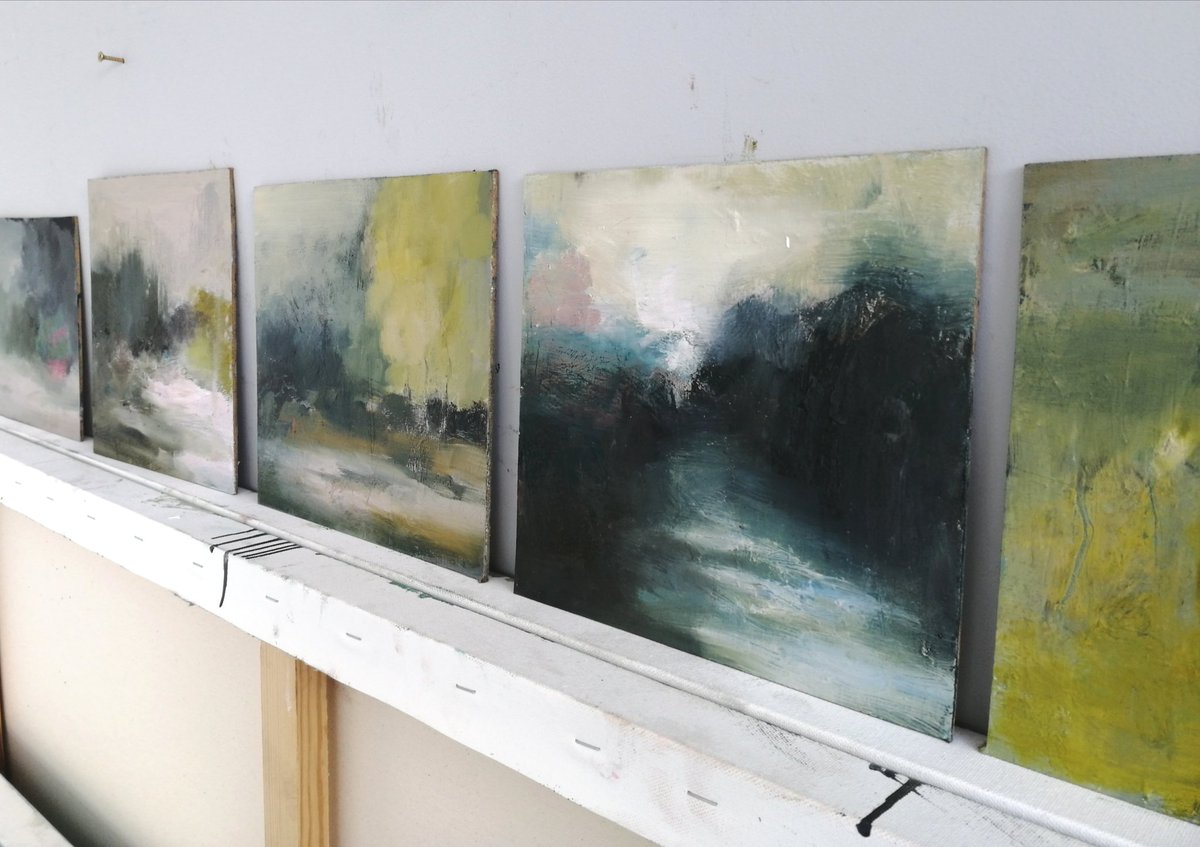 Developing a new series of oil boards...soon to be added to my website