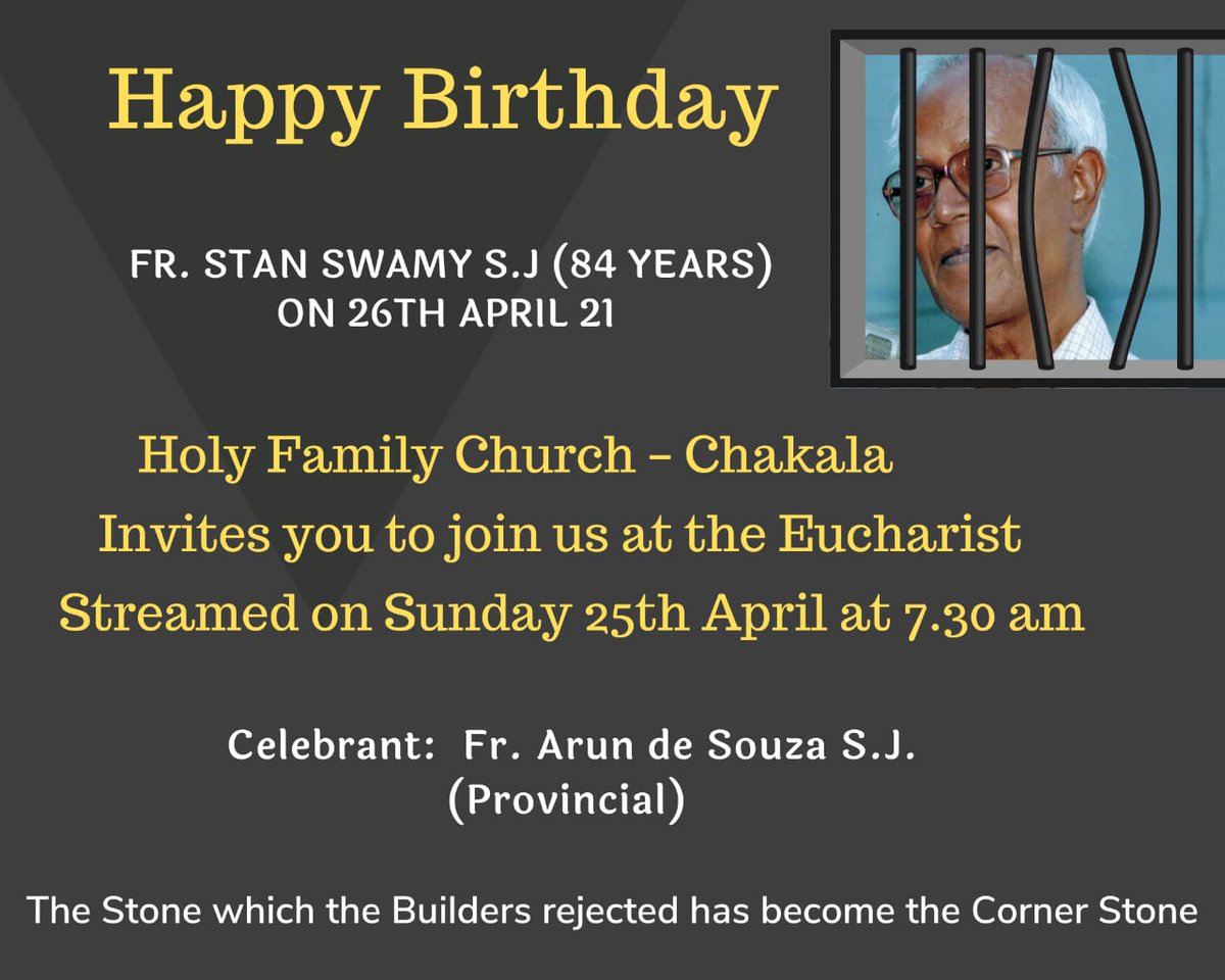 youtube.com/channel/UCOXKC…
#StandWithStan <a href="/JCSADelhi/">Jesuit conference of South Asia</a>
