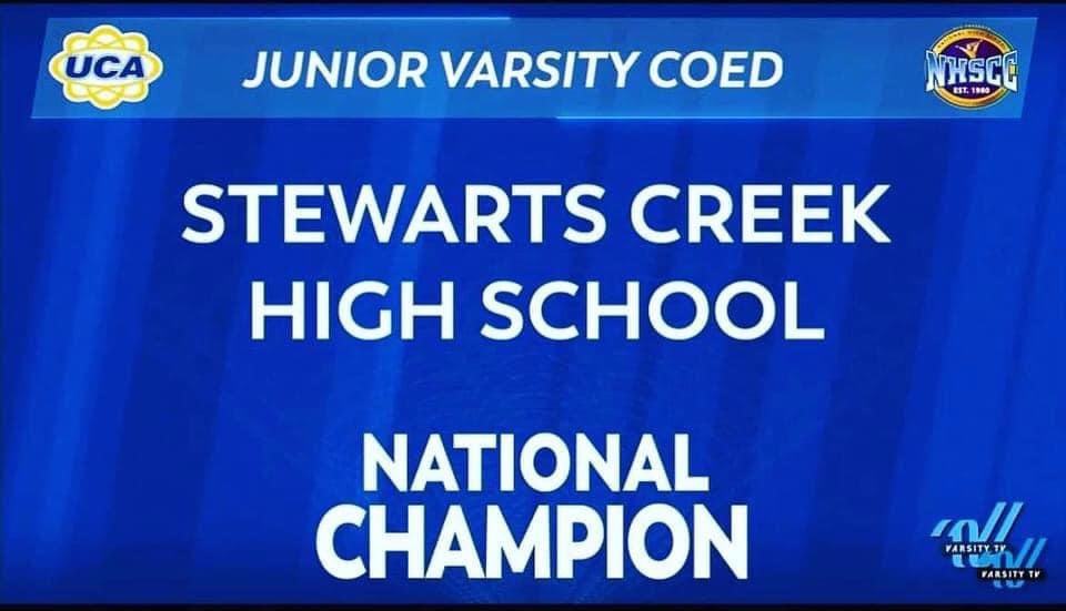 SC_compcheer's tweet image. SCHS cheer continues to make history!  Congratulations to our Varsity and JV Co-Ed 2021 National Champions!!!