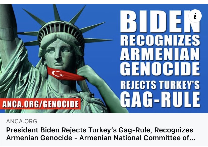 AshotGrigoryan's tweet photo. President Joseph Biden officially recognized the Armenian Genocide!!👏🏻🇦🇲

Thank you Mr. President

https://t.co/aBCqfEputf https://t.co/cYMWxvJDgw