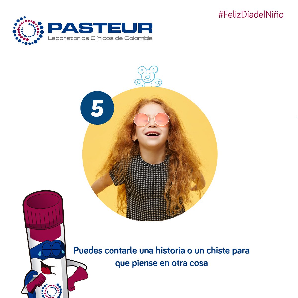 pasteurlab's tweet photo. (Parte 2) Más recomendaciones para la toma de muestra de exámenes de laboratorio clínico para tus pequeños. #FelizDíadelNiño https://t.co/NWSfickdvp