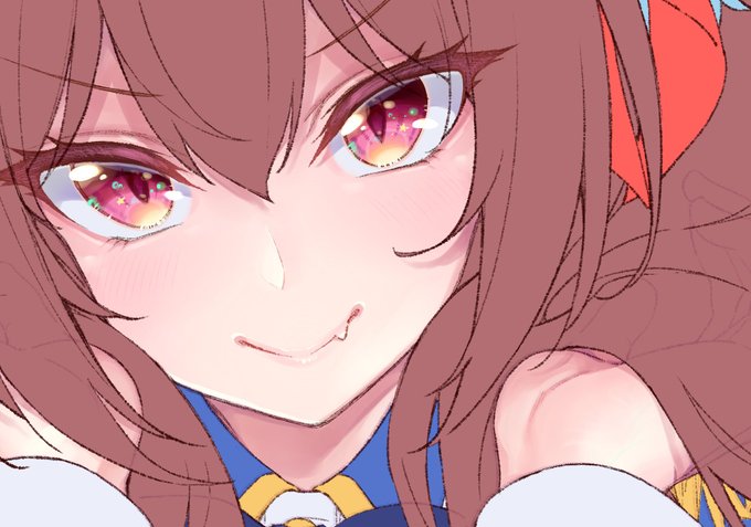 肌に緑を入れたら透明感が出るかなって思って試してみたんだけどどうかな…… 