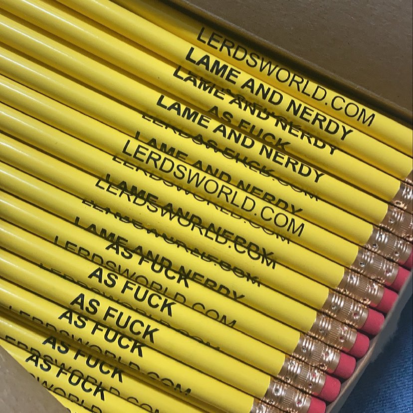LamesandNerds's tweet photo. In 3 hours we will be dropping a 3 pack of pencils for FREE

On

https://t.co/lfSydUbGxp https://t.co/Eu2SFECiJw