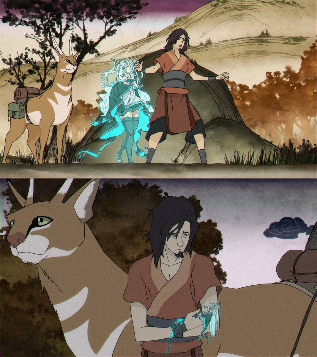 FailingRadish's tweet photo. Guardian angel Raava 
(Mostly screenshot edits for fun 😌) https://t.co/WSaYqAGlOO