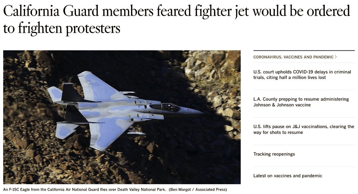 pulling back to 33K feet: illegal orders in CA & DC—in addition to killing Soleimani—was early 2020 preamble for eventual Pentagon destruction and installing Kash Patel in like 7 placeswhich in turn created "precedent" (lack of better term) for 6 Jan violent insurrection