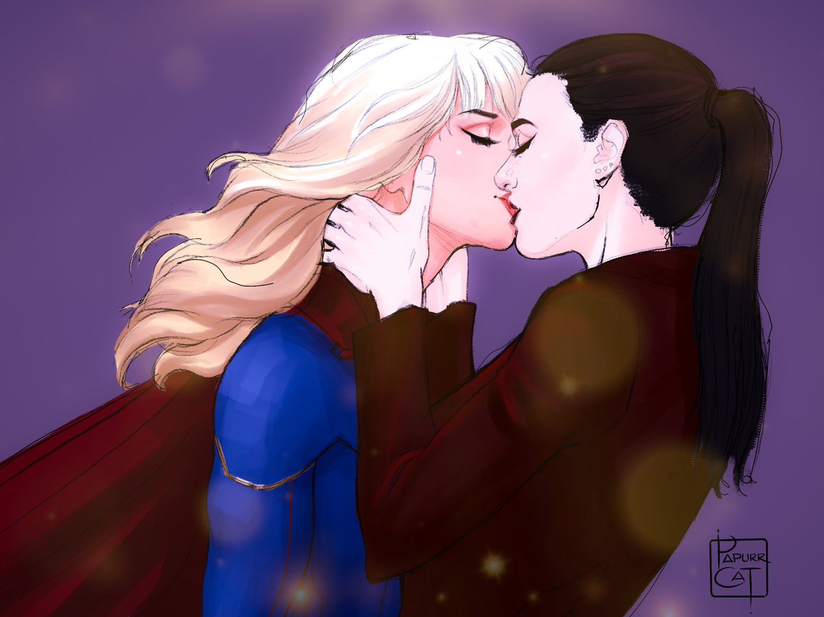 papurrcats's tweet image. Kara Zor-El, you’re my hero. #Supercorp