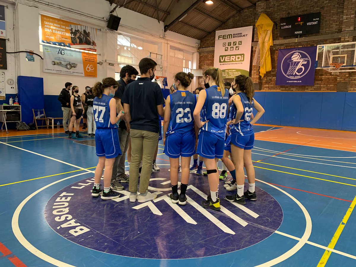 L'IF ha jugat vs <a href="/BasquetJoviat/">Bàsquet Joviat</a>
un partit marcat pel caos tan ofensiu com defensiu on quan hem sabut posar calma i jugar en equip hem tret avantatges i bones situacions de tir. Un altre partit d'altibaixos menys en intensitat defensiva que sempre és molt alta. #totssomblaus