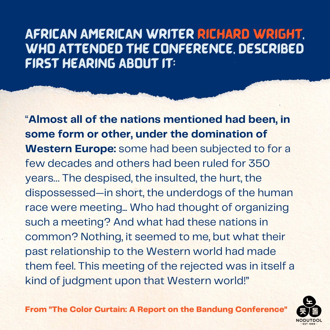 The nations gathered to explore mutual interests, to create a non-aligned movement, and to enhance the international visibility of Asia and Africa in world affairs.Attendants were influenced by the Korean War where they saw the consequences of the Cold War and US imperialism.