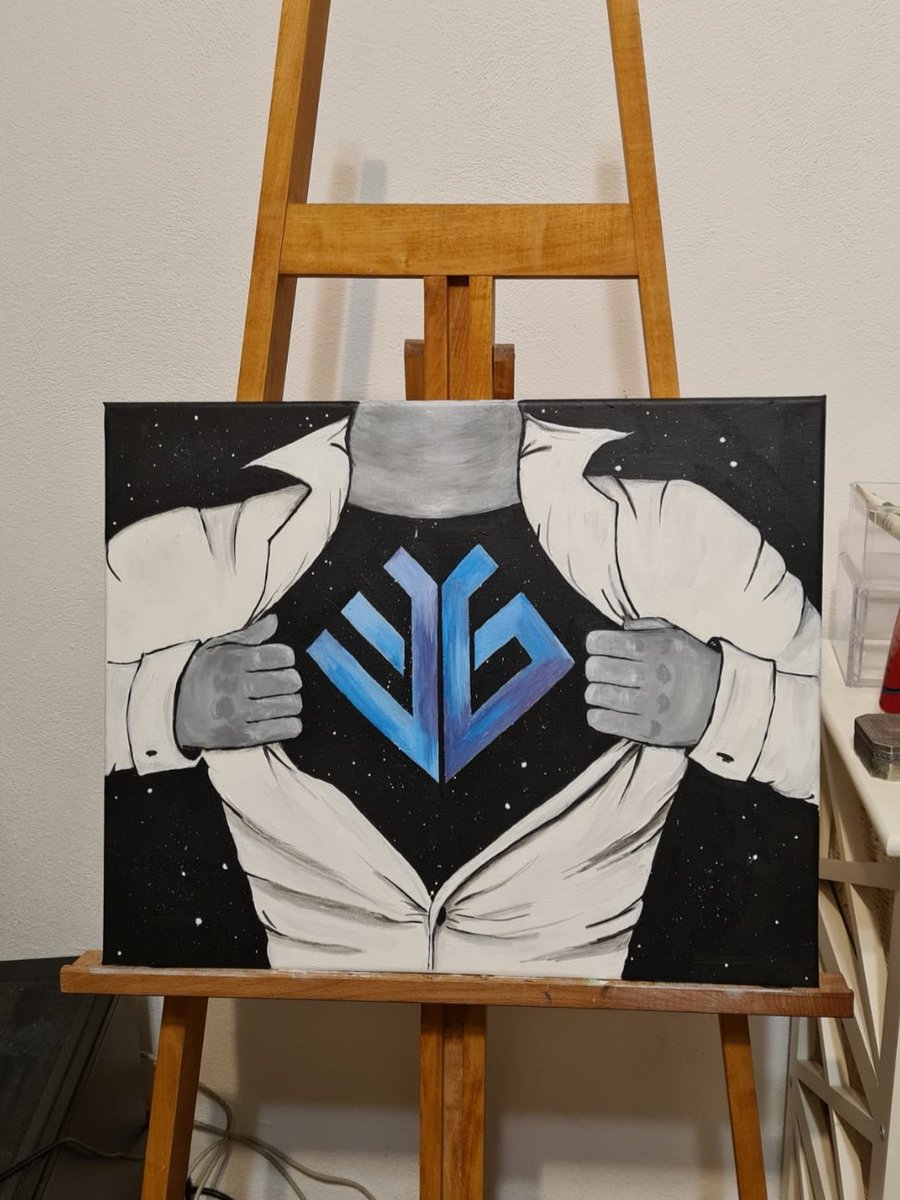 As a token of apreciation for what you have been doing i made this canvas painting, hope you like it.  #elongate <a href="/elongateog/">EG Token</a> #ELONGATE4CHARITY