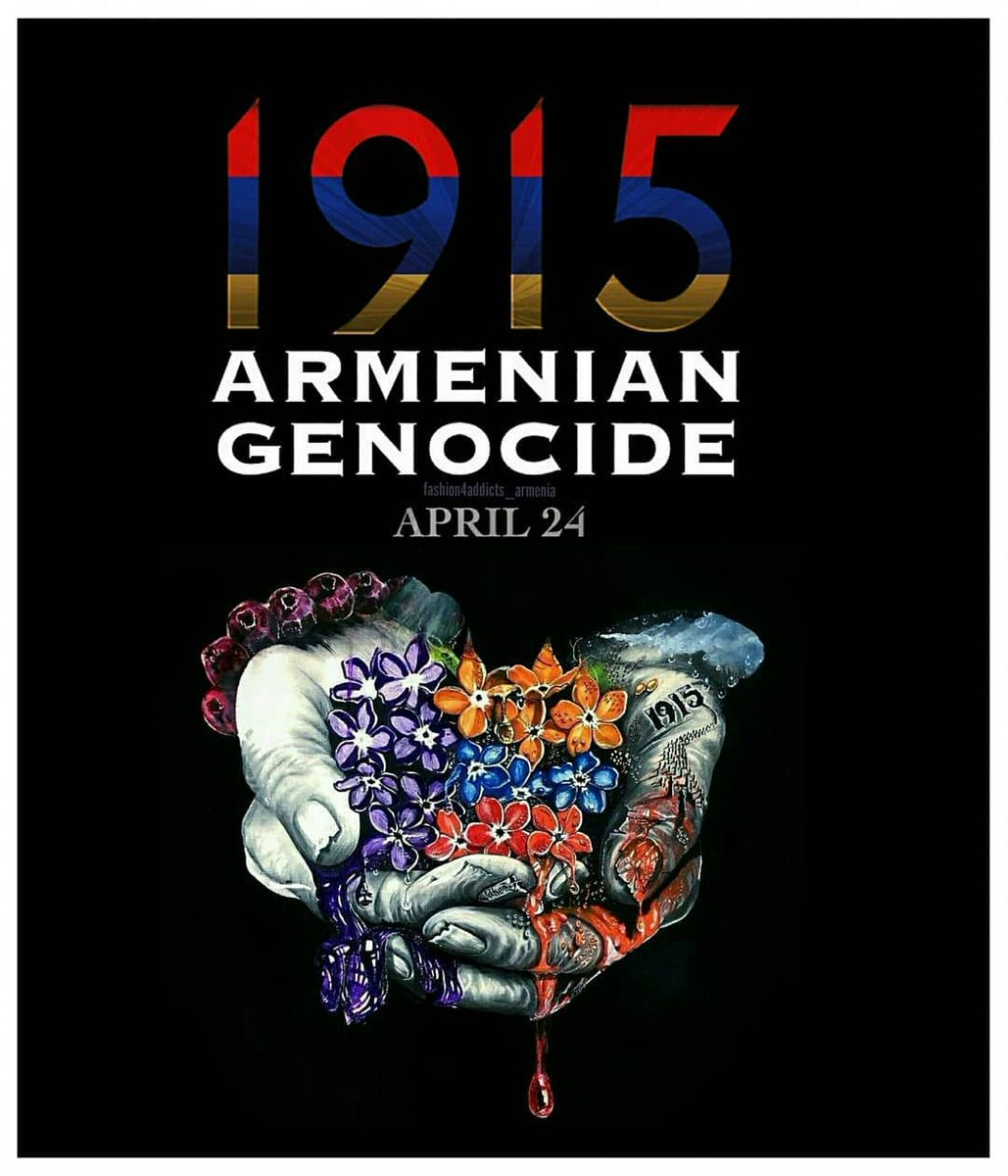 In memory of 1.5 million victims of Armenian Genocide 😔🙏🏼🌹🥀 🇦🇲

#106yearsofdenial #armeniangenocide #april24 #neveragain #armenia #memorialday #1915genocide #genocide #1915neveragain #armeniandiaspora #🇦🇲
instagram.com/p/Bh8wTC8lT8n/…