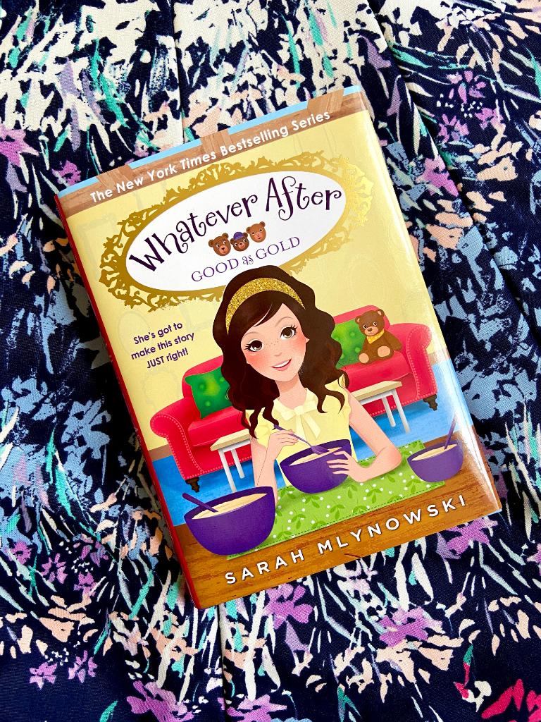 Scholastic's tweet photo. In #GoodAsGold, the latest installment of @SarahMlynowski’s bestselling #WhateverAfter series, Abby and her brother Jonah have been sent into the story of Goldilocks and the Three Bears! Can they make sure the story turns out just right?! Start reading: https://t.co/jCI9Z7YItC https://t.co/4iWq5YJWRj