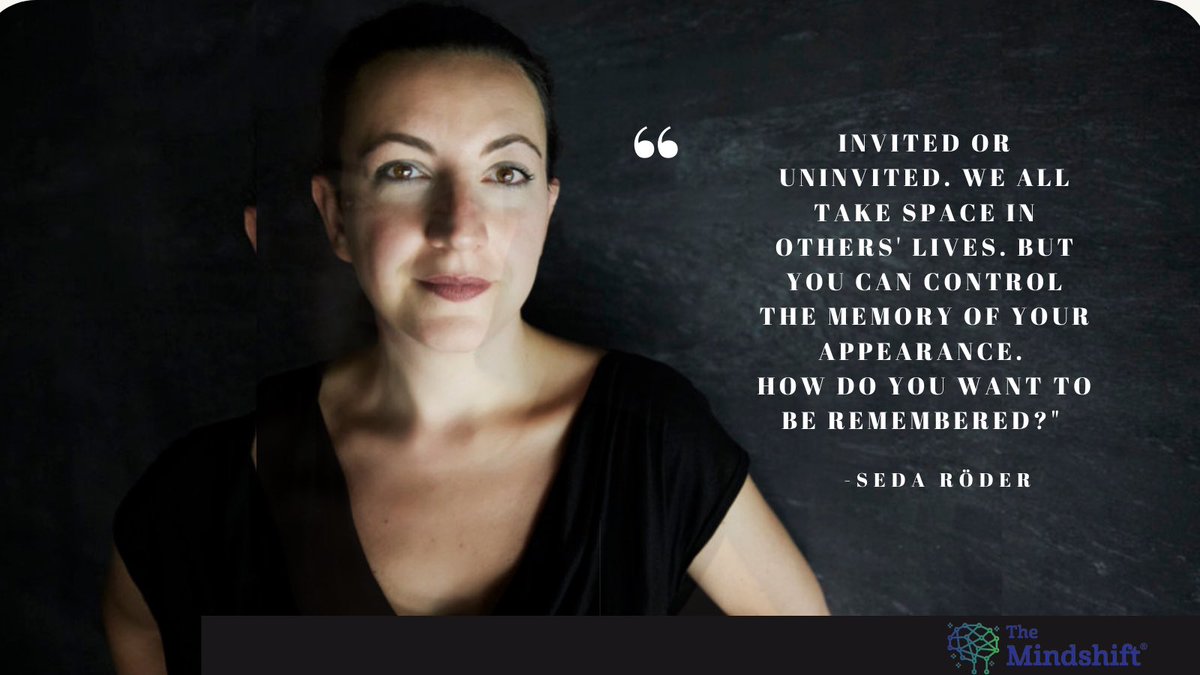 SedaRoeder's tweet photo. "Invited or uninvited. We all take space in others' lives. But you can control the memory of your appearance. How do you want to be remembered?" - Seda Röder
#TheMindshift #quote #innovation #potential #leadership #quoteoftheday #inspiration #inspirationalquote https://t.co/5lAp2poukP