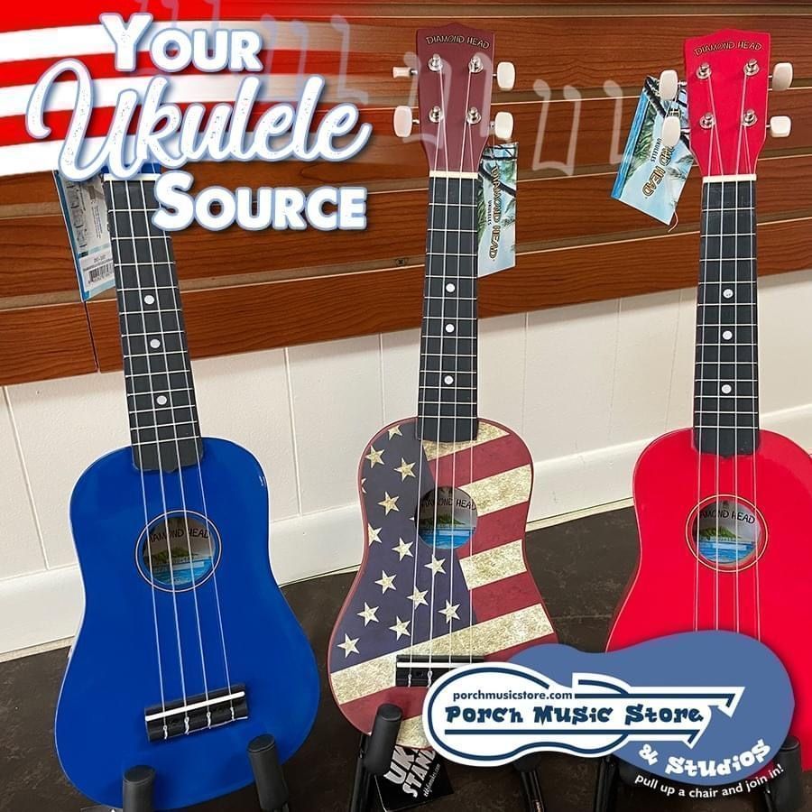 PorchMusicStore's tweet photo. A little Americana - Porch Music style. ❤️
Porch Music Store is located at 409 13th Street, Franklin PA.
For more information call: (814) 493-7329 or email porchmusicstore@gmail.com 🎵☀️ #UkeItUp
#ukulele #musicstore #franklinpa #supportlocal https://t.co/57akUQ2X4J