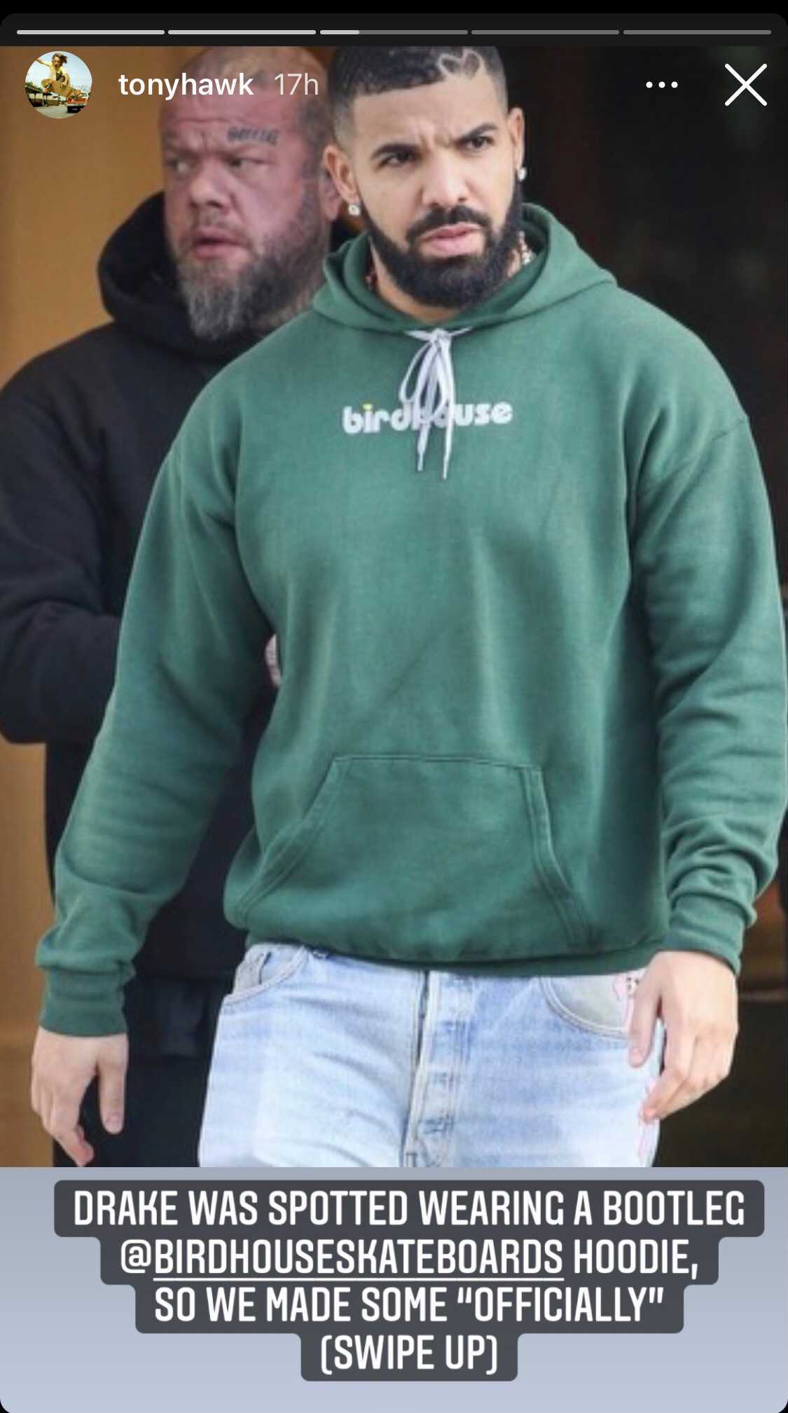 Bleacher Report on Twitter "Tony Hawk saw Drake wearing a bootleg